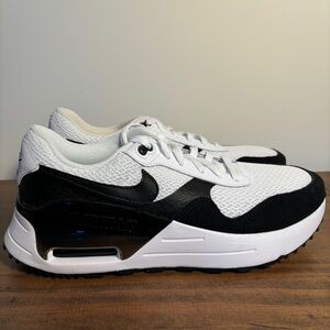 Nike Air Max System Sneakers Shoes Mens Size 10 Black White DM9537-103